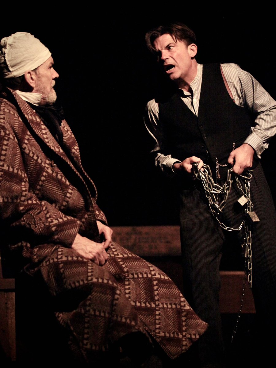 Dickens_Theatre's tweet photo. Just 1 week until we open  #achristmascarol on our 6 week UK wide tour. Our unique 2 actor 5* adaptation is back for its 6th year delighting GCSE students &amp; all lovers of Dickens’ greatest tale. Some venues already sold out! Discounted rates for schools. https://t.co/bjVhx9F5Kh https://t.co/s5lQcT7yBo