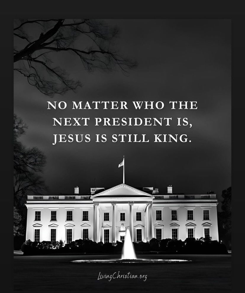 LaDorisBanks's tweet photo. ~It’s #Sunday ! It’s a NEW day! It’s a NEW week! And no matter who becomes our next #President #JESUS is STILL King! 🤍🖤✝️ #LOVEoneAnother https://t.co/Dx9eprEIrw