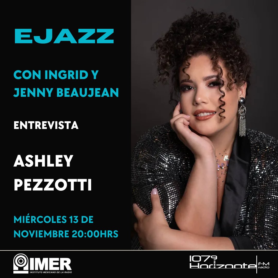 No te pierdas #Ejazz con <a href="/IngridBeaujean/">Ingrid Beaujean</a>  y <a href="/JenBeaujean/">Jenny Beaujean</a>, esta semana disfrutaremos de una entrevista a la cantante Ashley Pezzotti🎶 #SomosRadioPública #AshleyPezzotti