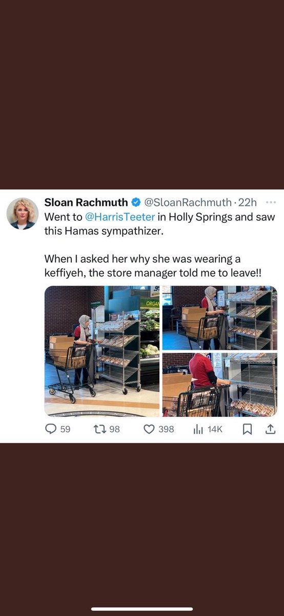 CAPEforSchools's tweet photo. @JustinParmenter @MicheleMorrowNC @HarrisTeeter perhaps supported their employee who was publicly harassed online? https://t.co/WN87nAmGiM