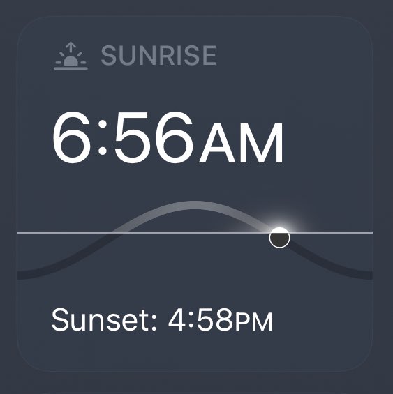 hello darkness my old friend 
you start at 5pm again