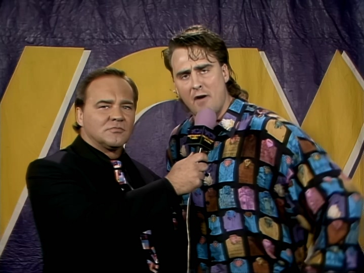 Erik Watts appears to be wearing a shirt with pictures of other shirts on it.