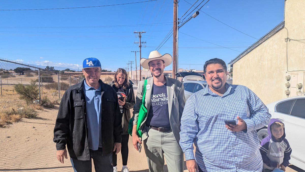 Out canvassing in Hesperia as a part of our final GOTV weekend push!