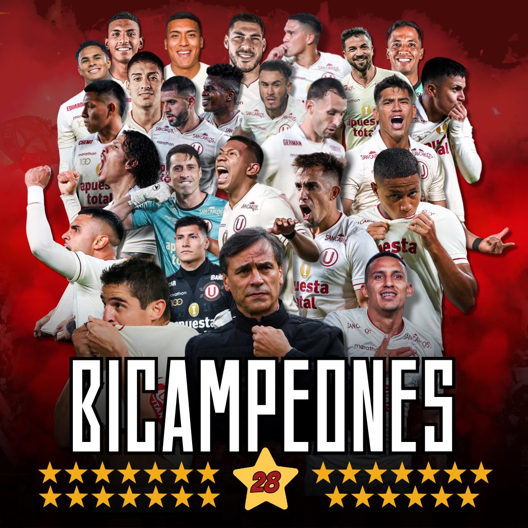 UnoFelizPodcast's tweet photo. ¡𝗟𝗔 𝗖𝗥𝗘𝗠𝗔 𝗬𝗔 𝗦𝗔𝗟𝗜𝗢́ 𝗖𝗔𝗠𝗣𝗘𝗢́𝗡, 𝗖𝗔𝗥𝗔𝗝𝗢! 💛🥳

👋 ¡𝗦𝗔𝗟𝗨𝗗𝗘𝗡 𝗔𝗟 𝗕𝗜𝗖𝗔𝗠𝗣𝗘𝗢́𝗡 𝗗𝗘𝗟 𝗙𝗨́𝗧𝗕𝗢𝗟 𝗣𝗘𝗥𝗨𝗔𝗡𝗢 𝗘𝗡 𝗦𝗨 𝗖𝗘𝗡𝗧𝗘𝗡𝗔𝗥𝗜𝗢!

⭐️⭐️⭐️⭐️⭐️⭐️⭐️
⭐️⭐️⭐️⭐️⭐️⭐️⭐️
⭐️⭐️⭐️⭐️⭐️⭐️⭐️
⭐️⭐️⭐️⭐️⭐️⭐️⭐️ https://t.co/iEJ2xPFK37