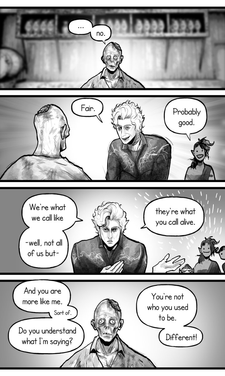 WellenKatze's tweet photo. 1/2 I love pumpkin - bg3 comic [spoiler!]
Fancomic about the Baldur's Gate D&amp;D show at MCMLondon2024 (Baldur's Gate | What We Do in The Shadow-Cursed Lands) The zombie story was so adorable I had to do it https://t.co/TuEm1cuq00