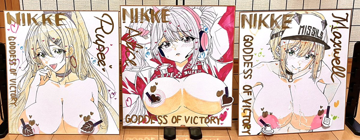おはようございます☀
本日のNIKKEイベントで販売する成人色紙です♪
売れ残ると思うので、並行してBOOTHにて同時販売いたします
よろしくお願いします🙇✨