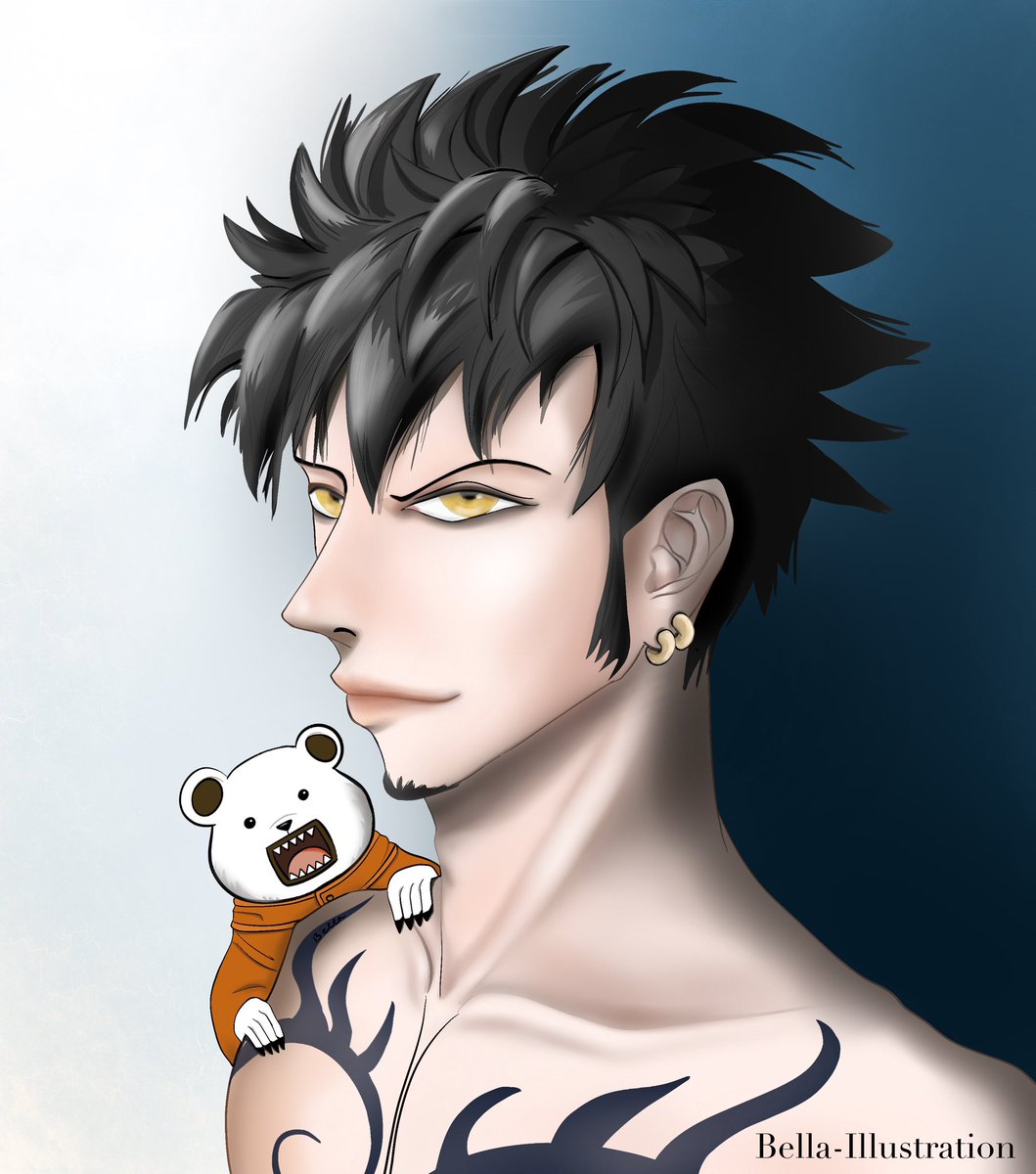 Richpresent's tweet photo. Trafalgar Law with Bepo

#illustration #onpiecefan #TrafalgarLaw #onepieceLaw #イラスト
#일러스트 https://t.co/PhmDlEcJVp