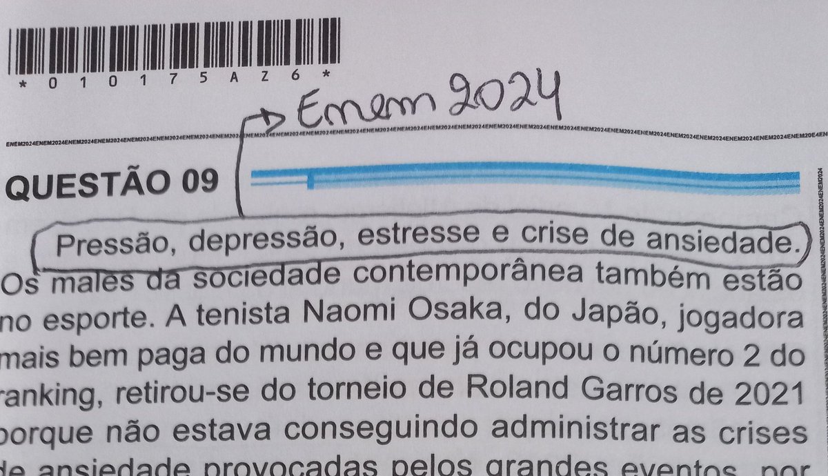 An4_C4arolina's tweet photo. Pra quem não sabe eu estava assim nessa prova do Enem:
#Enem2024 https://t.co/Sl7NpdrhxG