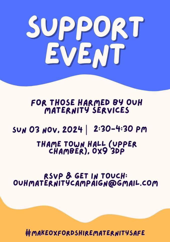 RMatthewsPsych's tweet photo. @BirthTrauma & I held the first in-person meeting for our ‘Families Harmed by OUH Maternity Services’ campaign group today. An incredibly emotional afternoon but filled with so much strength & motivation to foster change. #MakeOxfordshireMaternitySafe #BirthTrauma https://t.co/f3pJvCTR50