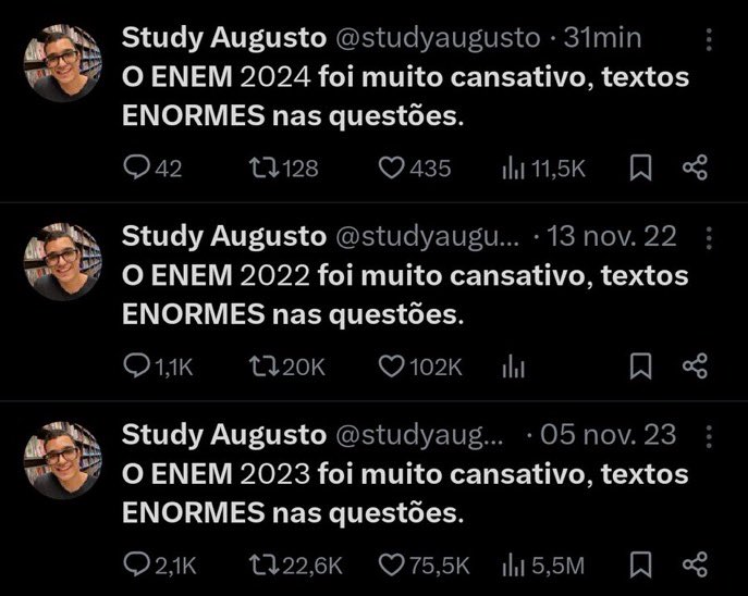 drgonslayerr's tweet photo. me encontro assim #Enem2024 https://t.co/tsf8gxErn3