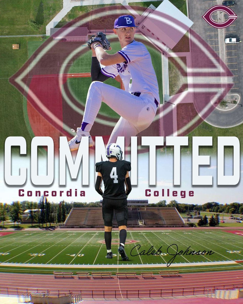 Caleb Johnson (@calebjohnson_15) on Twitter photo Committed
I want to thank all of the coaches at <a href="/GoBisonFootball/">Bison Football</a> , <a href="/BisonHSBaseball/">BHS Baseball</a> , and <a href="/BlizzardBasebal/">Blizzard Baseball</a> for helping me develop over the years. Also thank you to my family and friends for guiding me in the right direction throughout the years. <a href="/Cobber_Football/">Cobber Football</a> <a href="/CobberBaseball/">Concordia Baseball</a> Committed
I want to thank all of the coaches at <a href="/GoBisonFootball/">Bison Football</a> , <a href="/BisonHSBaseball/">BHS Baseball</a> , and <a href="/BlizzardBasebal/">Blizzard Baseball</a> for helping me develop over the years. Also thank you to my family and friends for guiding me in the right direction throughout the years. <a href="/Cobber_Football/">Cobber Football</a> <a href="/CobberBaseball/">Concordia Baseball</a>