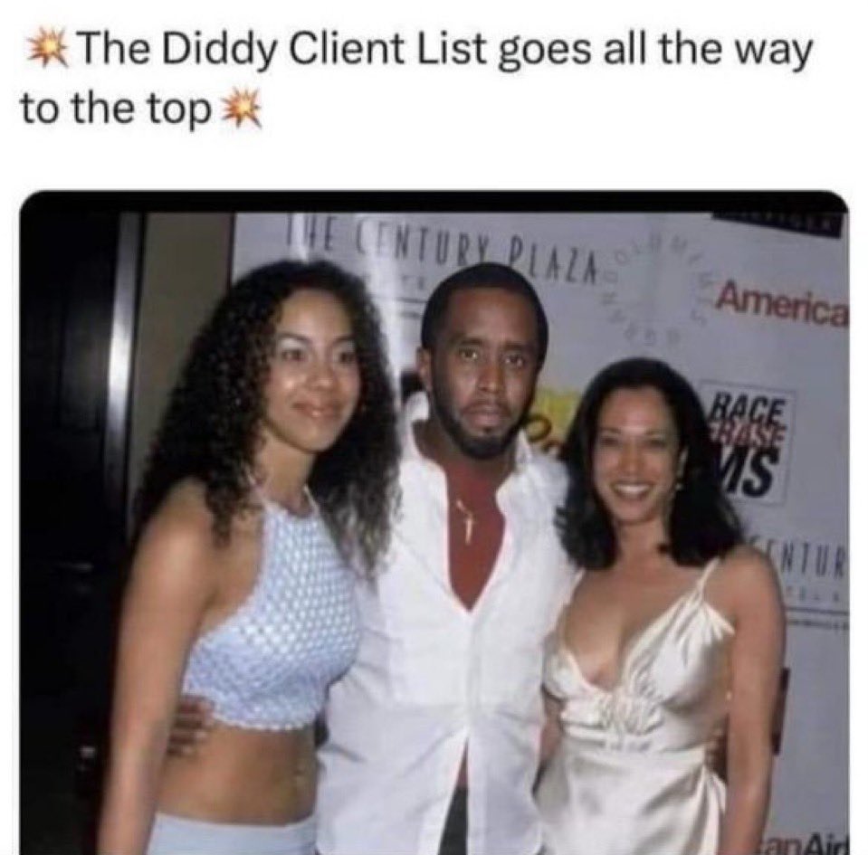 GenXTruther72's tweet photo. So…
Just in case you’re wondering about the connection between #DiddyTheDiddler & #KamalaDumpsterFire …
#DiddyFreakoffs #AmericaNeedsTrump https://t.co/3nbJEMqmQ9