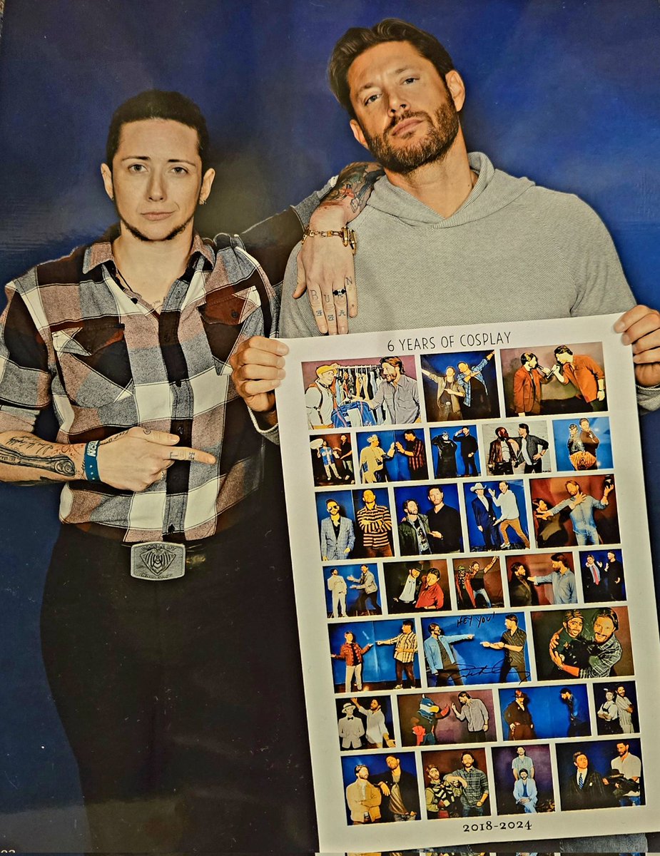 Dean_D_Monic's tweet photo. My Sunday ops with Jensen. This weekend marked 6 years of cosplays fun between us. I love the playful back and forth we share. Til you're 90 Jensen.
#SPNCHI #chicon #JensenAckles #spn https://t.co/BAnSsU2ucB