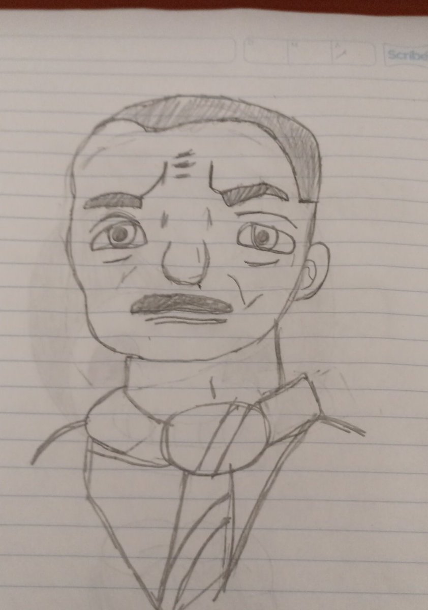 notarn24's tweet photo. I had time to do this drawing. Just a pencil and a dream, I must say. #BENDY https://t.co/tqR3Vxao1z