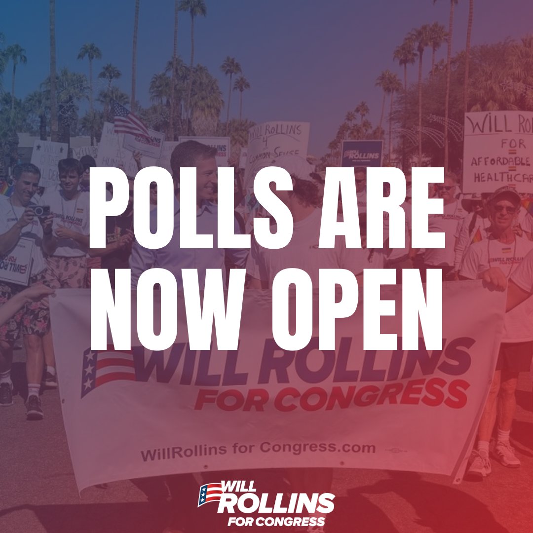 California, Election Day voting centers are officially open across our district and will be open until 8 PM tonight.

This is the most important election of our lifetime.

Don’t sit on the sidelines. Go to IWillVote.com, make a plan, and make sure to vote today if you