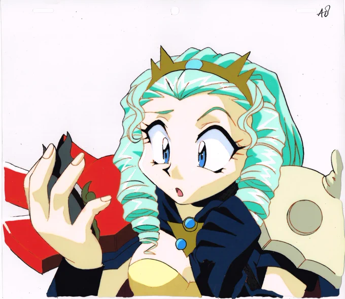 Slayers Next Animation Cel and Douga Scan of Martina from episode 19. 