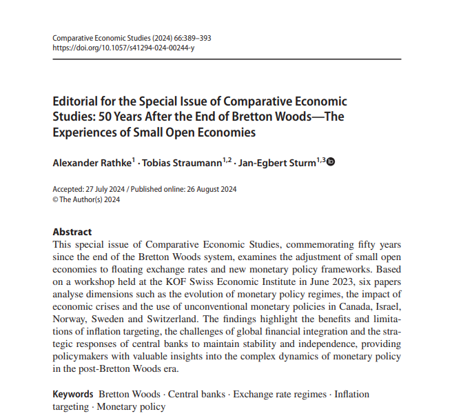 Comparative Economic Studies tweet media