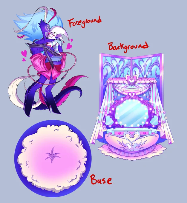 Hey all! Thanks for your 0rders of the keychains and pins! Both are in production and will be shipped out ASAP. Now I have the #Stolitz and #Fizzarozzie standees up for Pre0rder on k0-fi (link in bio) 