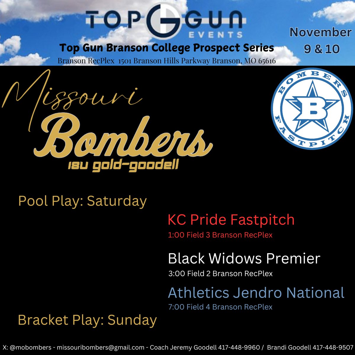 Missouri Bombers 18u Gold-Goodell (@mobombers) on Twitter photo 