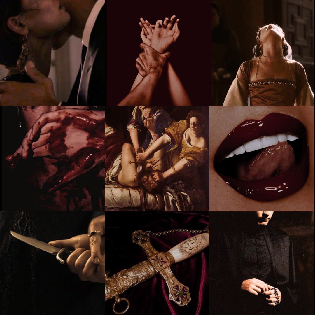 Judith/Holofernes X The Three Musketeers for #QuestPit #HF #A 

A priest and spy's seductive cat and mouse game is mapped over a cutthroat competition for power at Court.  Falling prey to each other is to destroy everything they sacrifice and kill for.