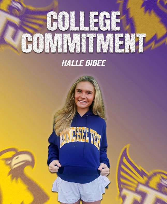 Bearden Lady Bulldogs Soccer (@bhsladysoccer) on Twitter photo Congratulations to Your Lady Bulldogs senior forward Halle Bibee <a href="/hallebsoccer/">Halle Bibee</a> on her commitment to play D1 soccer at TennesseeTech <a href="/TTUSoccer/">Tennessee Tech Soccer</a> and continue her education at <a href="/TTUGoldenEagles/">Tennessee Tech Golden Eagles</a> !!!
Letās go Halle!!! Congratulations to Your Lady Bulldogs senior forward Halle Bibee <a href="/hallebsoccer/">Halle Bibee</a> on her commitment to play D1 soccer at TennesseeTech <a href="/TTUSoccer/">Tennessee Tech Soccer</a> and continue her education at <a href="/TTUGoldenEagles/">Tennessee Tech Golden Eagles</a> !!!
Letās go Halle!!!