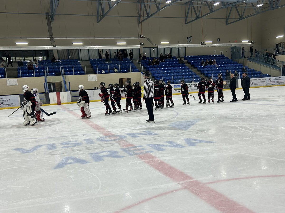 U13AA with a 10-4 win over the Fort Sask Rangers Saturday.