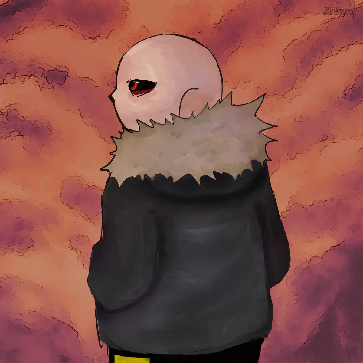 Underworldsilly's tweet photo. Fell doodle :b 

#undertaleau #underfell #fellsans https://t.co/oDrD6EOnAa