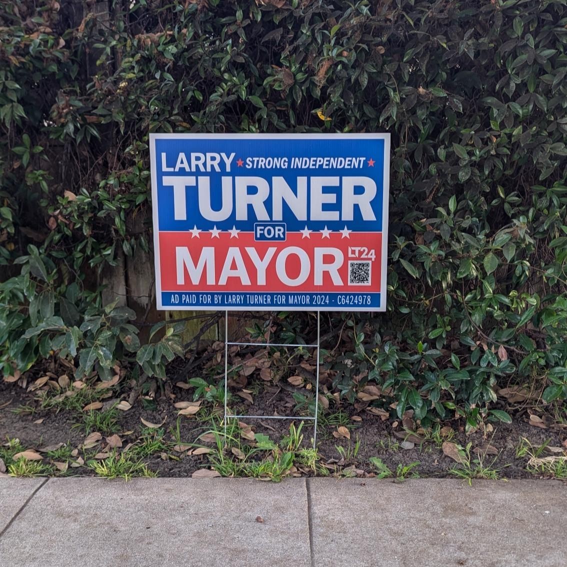 We love seeing the passionate support around the city!! Send us your yard sign photos, and we will keep posting and showing our amazing grassroots support! 🙌🏼

 #TurnItAroundWithTurner #LarryTurnerForMayor #LT4SD #SanDiegoParty #GrassrootsSupport #SDCampaign