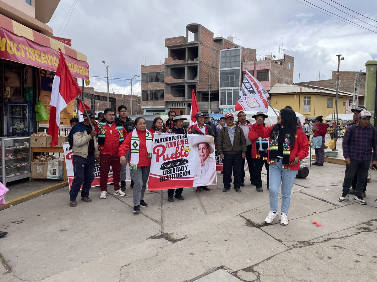Gracias Paucará - Huancavelica, por su ferviente apoyo 

#Todoconelpueblo #Nadasinel