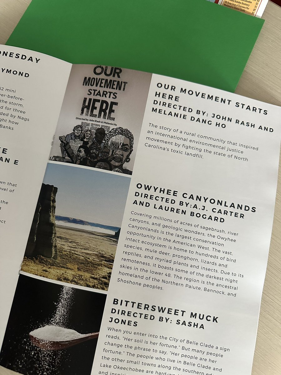 Two awards from Outerbanks Environmental Film Festival for Best Feature Film and Audience Choice: Best Film. Congrats <a href="/UMSouthDocs/">SouthDocs</a>