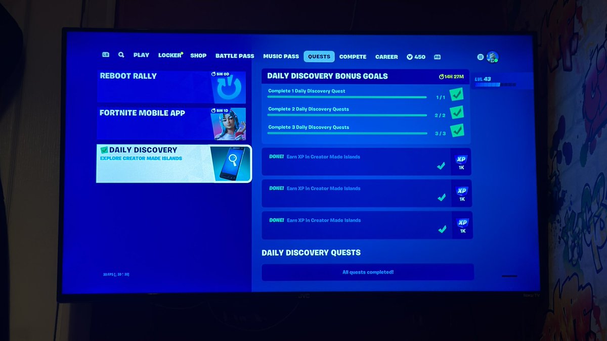 GG18243293's tweet photo. @FortniteStatus  why is it saying I have no quests it’s been like this since the new season came out please can you reply and help me! https://t.co/ENk0VPfrUF
