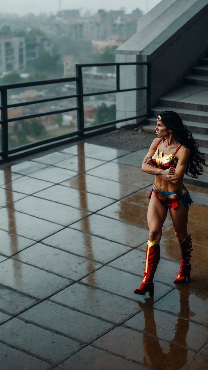 #AhooDaryaei est un exemple de courage, une super héroïne que nous devons soutenir.

#femmevieliberte 
#irangirl 
#AIart 
#photographai