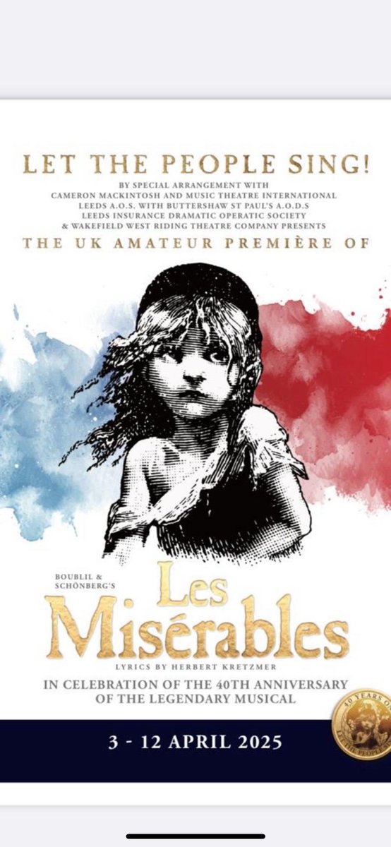 BeverleyBooth's tweet photo. What a talented cast we have lined up for this iconic full stage production in Leeds, in April 2025. Tickets available now ….
https://t.co/u7Ha3FLJ5Z https://t.co/W0ADlegz6w