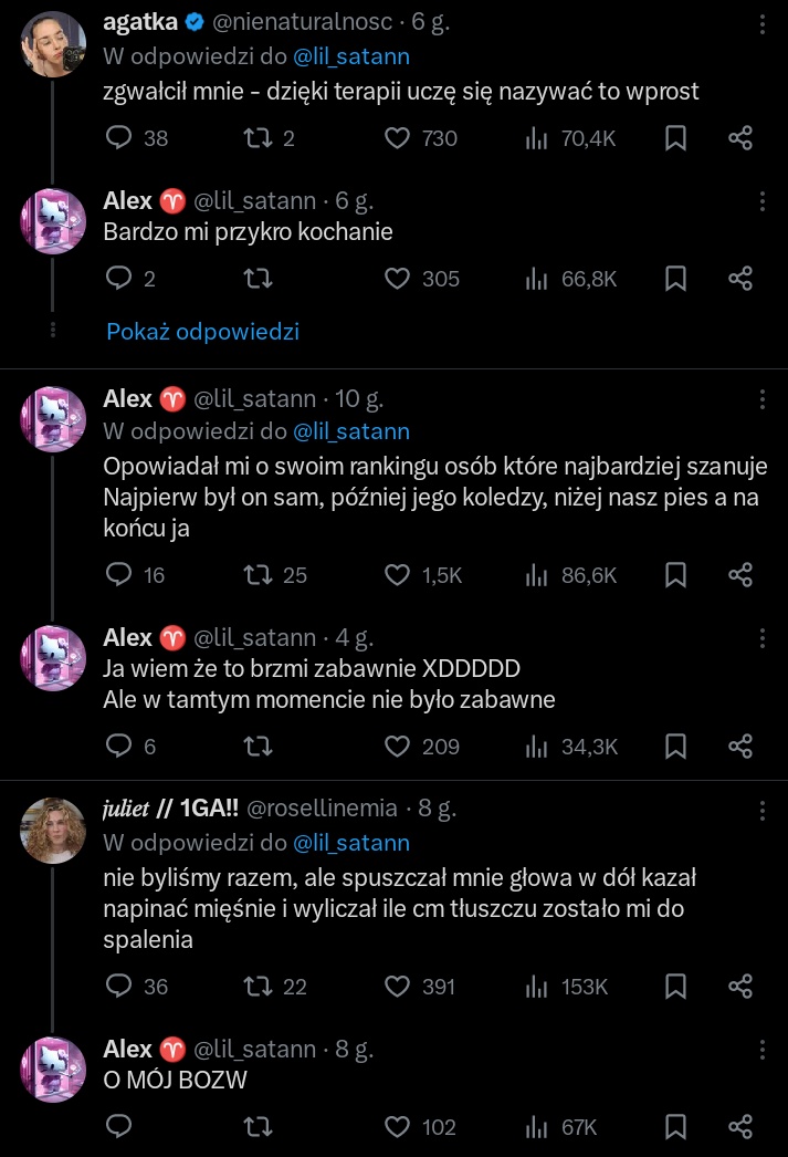 Ceglinho's tweet photo. @lil_satann Strasznie mi się podoba że na wiadomość o gwałcie zareagowałaś " bardzo mi przykro kochanie" a na wiadomość że chłop jej wyliczał kalorie zareagowałaś O MÓJ BOŻE. To wygląda jakby wyliczanie kalorii było gorsze niż gwałt https://t.co/se4UlvXk3P