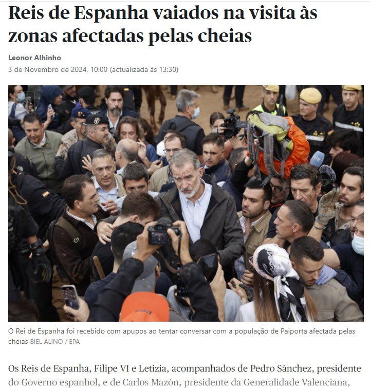 RicardChulia's tweet photo. Com no ha de guanyar l’extrema dreta si, quan perd, resulta que li regalem la victòria? 

L’escridassada de hui a Paiporta no és una victòria de l’extrema dreta. Però què vos heu fumat? 

Ací teniu la notícia en portada de BBC, Le Monde, etc. On està l’extrema dreta? https://t.co/0n3OyDEvzO