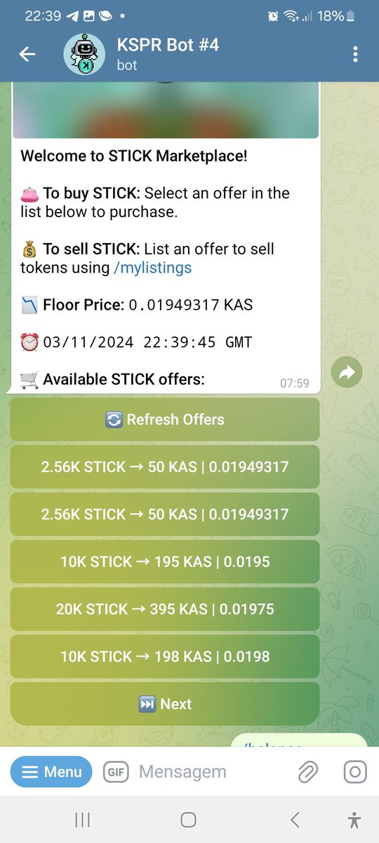 tiagomglourenco's tweet image. 5 days ago I told you that this one is very special!!!
Today we are at 19x from mint price (0.0194) and will not stop here.
If you think you are late you are not, 1B=1$ is the target.
LFG $Stick @stickonkas
#KRC20