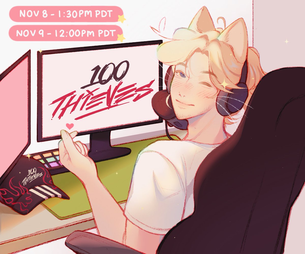 WarnTV's tweet photo. cats out of the bag…

I’ll be streaming at the @100Thieves compound next week!

see you guys there 😸 https://t.co/jLOjHCSiyW