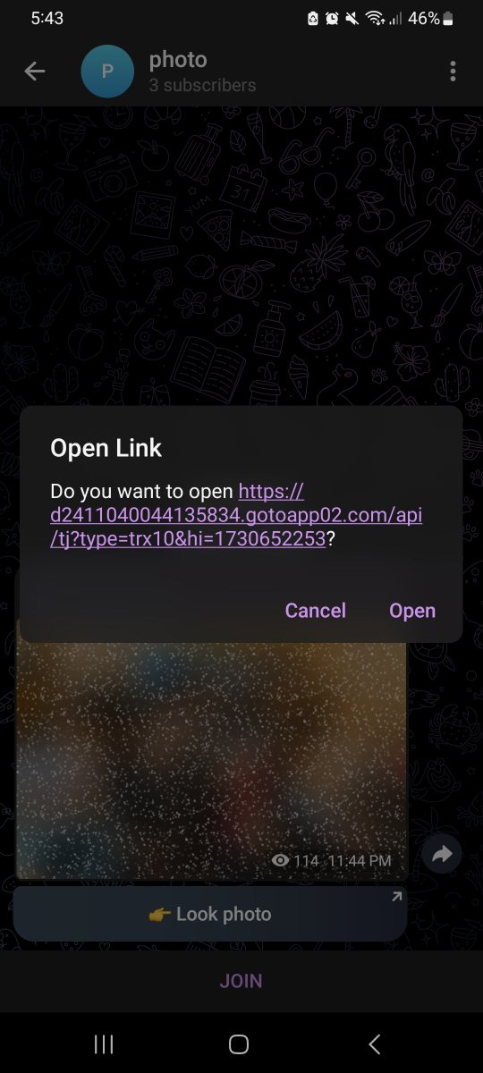 coastalhao's tweet photo. guys kalian harus hati2 ya ini kayanya phising deh, mancing kita seakan2 foto kita kesebar pas dibuka popup link API kaya gini bahaya banget takut data data dicuri gitu https://t.co/wy2XAxsdxn