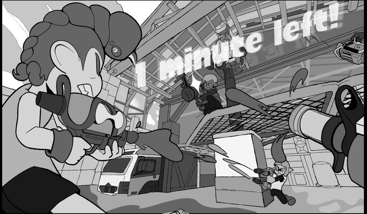 itsmingus's tweet photo. A sneak peek of my 8-page Splatoon horror comic I made for @ScreamInkZine , check it out there! https://t.co/nLjKnd7eBI