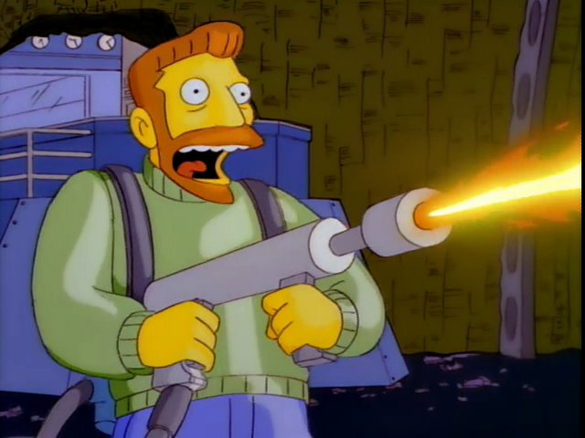 Data_Simpsons's tweet photo. Un 3 de noviembre pero de 1996 se estrenaba "Sólo se muda dos veces" de la 8° temporada. Participa Albert Brooks como Hank Scorpio, personaje basado en los villanos de Bond. El título original "You Only Move Twice" es un guiño al film "You Only Live Twice", de la saga del espia. https://t.co/FNCRqY7uJB