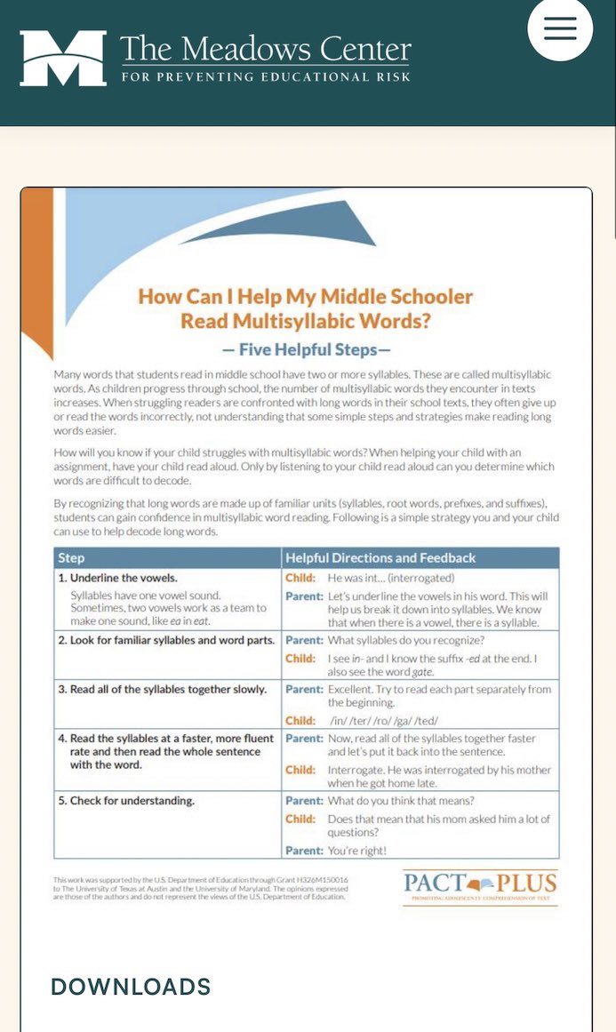 Mme Lockhart (@mmelockhartldsb) on Twitter photo As the parent of a daughter in middle school, this resource hits home. And it should for all teachers of middle school students, too!
Check out these 6 strategies for middle school students here: meadowscenter.org/resource/how-c… <a href="/MCPER_EDU/">The Meadows Center for Preventing Educational Risk</a> As the parent of a daughter in middle school, this resource hits home. And it should for all teachers of middle school students, too!
Check out these 6 strategies for middle school students here: meadowscenter.org/resource/how-c… <a href="/MCPER_EDU/">The Meadows Center for Preventing Educational Risk</a>