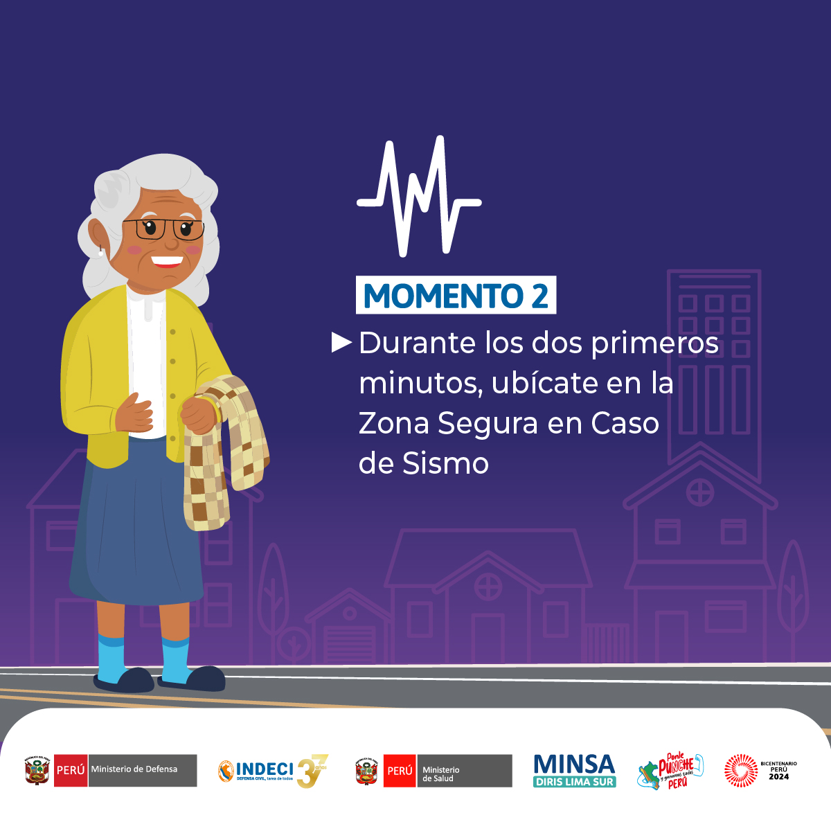 DIRISLimaSur's tweet photo. ⚠️¡Seamos parte de la prevención!⚠️
Este martes participa del Simulacro Nacional Multipeligro, desde las 8 p.m.
¡Es nuestro deber estar preparados! ¡La prevención puede salvar tu vida!
#sismo #simulacromultipeligro #defensacivil https://t.co/UbkC26kMWg