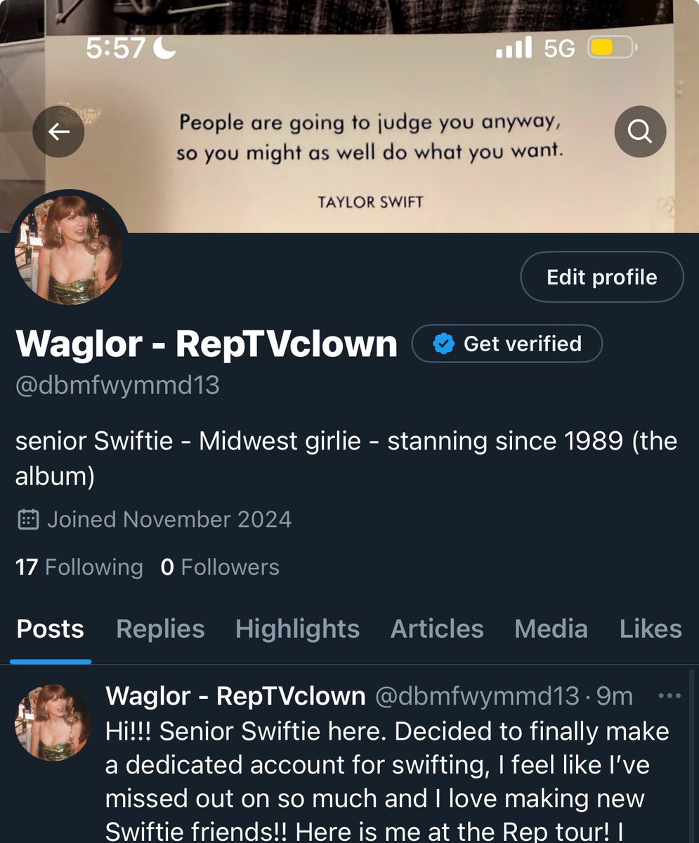 madisonmarkle's tweet photo. 🚨 swiftie moots 🚨 i took the plunge and made a specific Taylor account. I’d love to connect over there!!! Plz give me a follow @dbmfwymmd13 I need people to follow and people to follow me who only want to talk about Taylor Swift. NO GAYLORS 🗣️🗣️🗣️🗣️ https://t.co/GShwWxCXQT