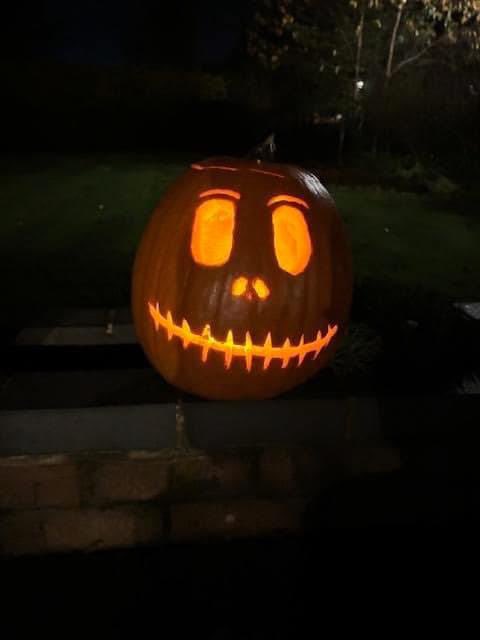 Ronnie (NWR) had a very smiley pumpkin entry this year! 🎃