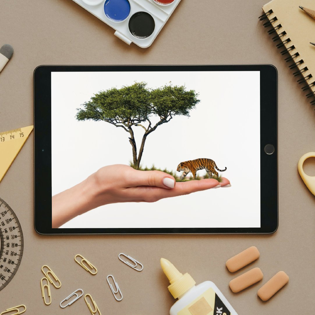 DesignlinaArr's tweet photo. Figuras retóricas donde el  objeto principal fue un tigre, donde se generó una composición para cada figura que eran la alegoría, metáfora, hipérbole y elipsis
#figureretoriche #tigre #composition #alegoria #metafora #hiperbole #elipsis #ilustracion #illustration #diseño #design https://t.co/wdGZp3GxIZ