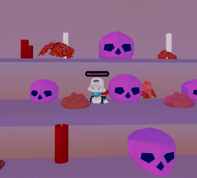 manujuang's tweet photo. muy bueno todo el trabajo hecho por los chicos de @VivaLaCalaca dentro del metaverso de @decentraland 👏👏👏
pueden pasar a verlos en https://t.co/Jc9DPBzniQ https://t.co/kKuJmf7P8c