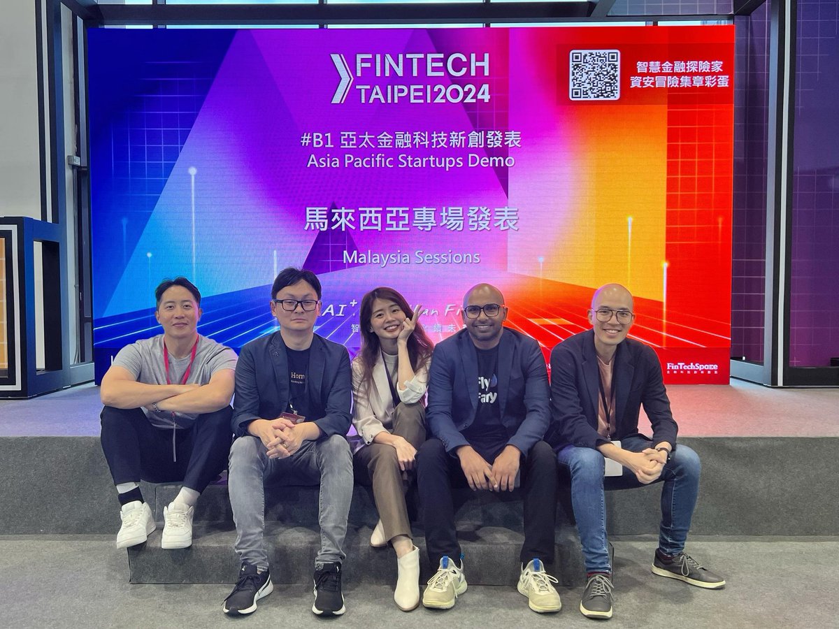 Arvinicus's tweet photo. Had an amazing time in #taipei for Taiwan Fintech 2024. Great to be with the team from #malaysia https://t.co/ymMvp708w4