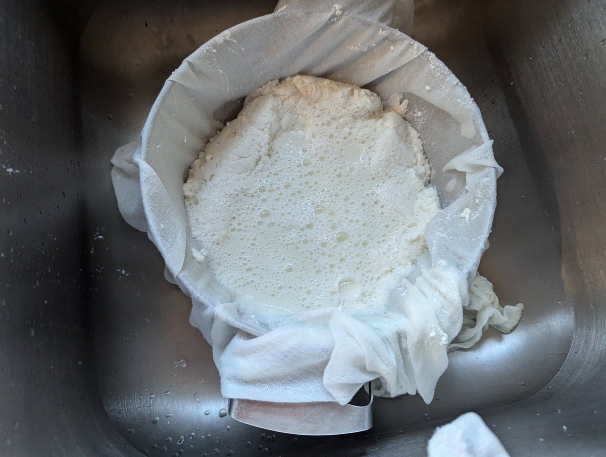 cgillespie62's tweet photo. Goat milk ricotta https://t.co/YoLPA3pYJ0