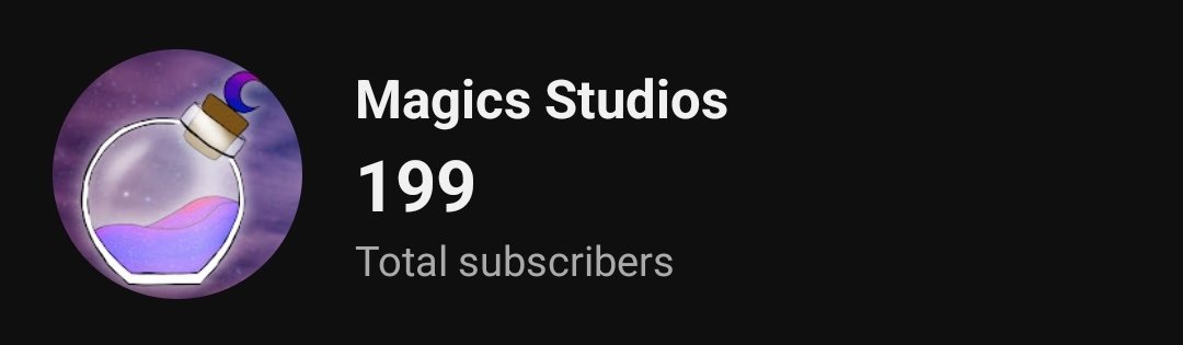 Magics_Studios's tweet photo. We are 1 away from 200 on youtube!! https://t.co/iwJ5bEcyal