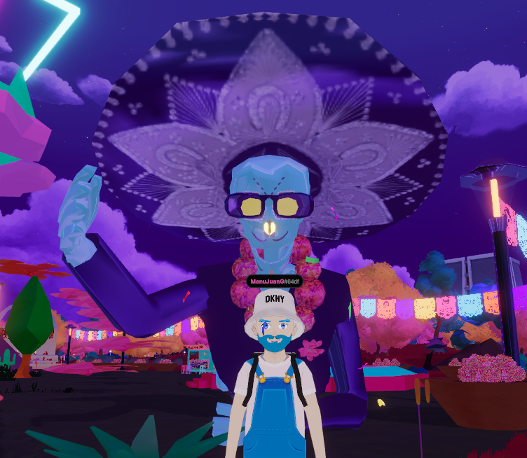 manujuang's tweet photo. muy bueno todo el trabajo hecho por los chicos de @VivaLaCalaca dentro del metaverso de @decentraland 👏👏👏
pueden pasar a verlos en https://t.co/Jc9DPBzniQ https://t.co/kKuJmf7P8c
